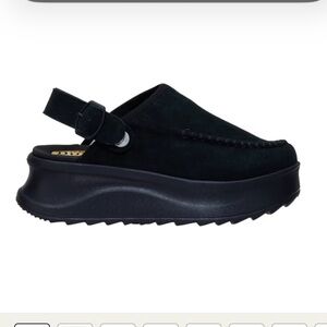 Hey Dude Midnight Black Platform Clogs